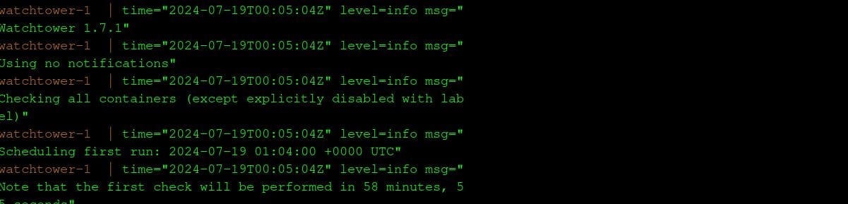 Use Watchtower to get latest image with docker compose