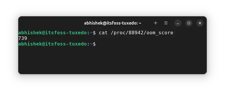 checking OOM_Score in Linux