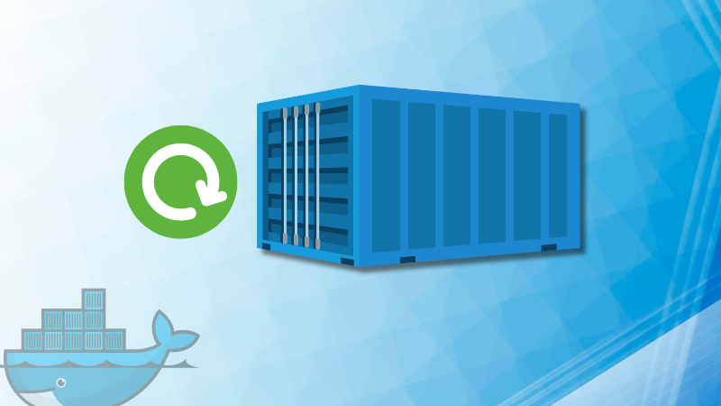 restart container with docker compose