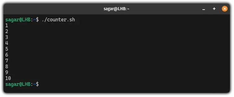 run script in Linux